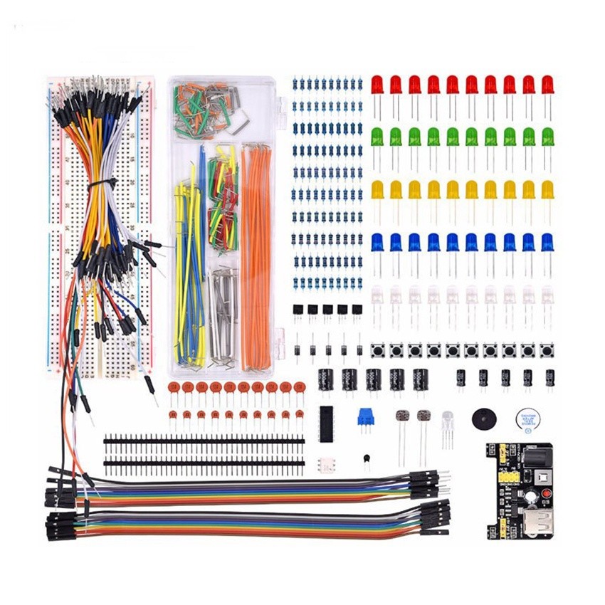 Machinegard 1 Set Starter Kit Arduino Uno R3 Compatible Paket Untuk Pemula