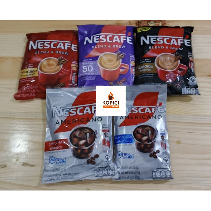 

Nescafe Blend & Brew Mini Pack Series. Pack Kecil. Expired Lama.