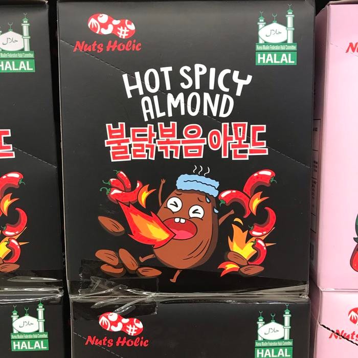 

NUT HOLIC ALMOND KOREA HOT SPICY 280GR KACANG ALMOND PEDAS PROMO 280GR