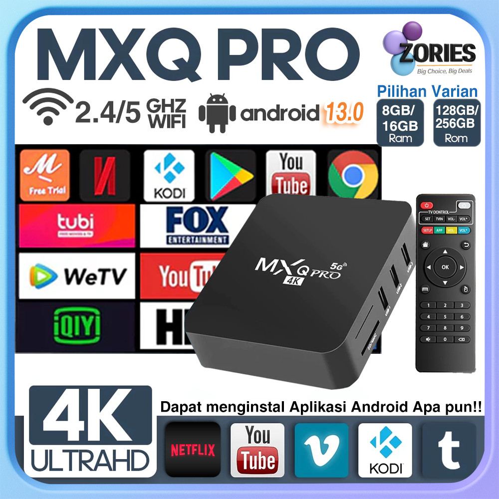 【】MXQ PRO Android TV Box 4K HD Smart Set Top Box 4G+32G Bluetooth digital Stb TV BOX Smart TV 4K Ult