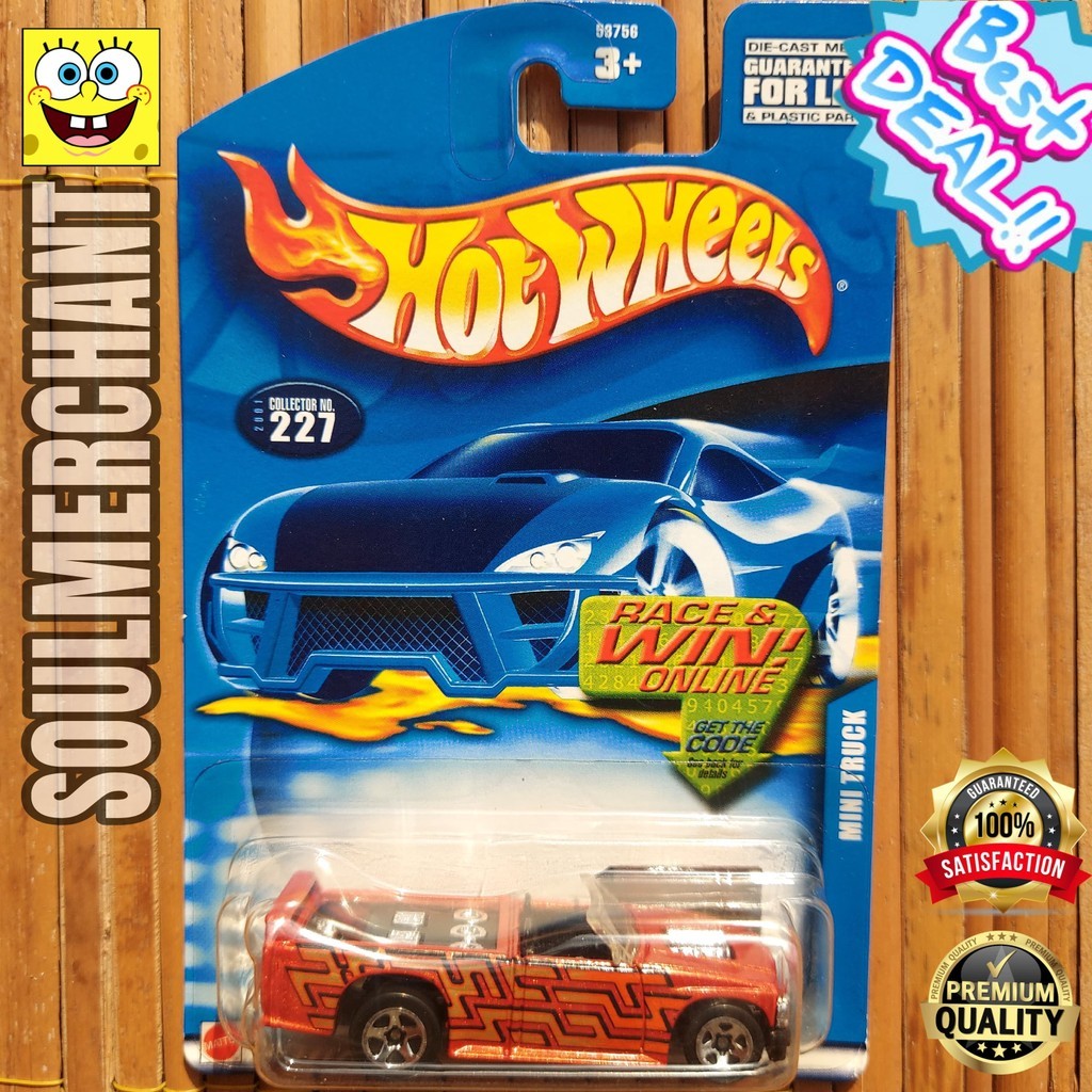 Hot Wheels Mini Truck Sonic Special Orange Truck Roadster