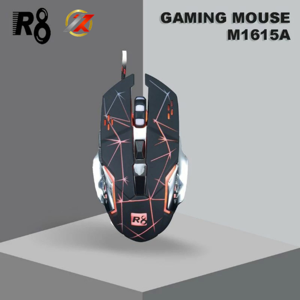 R8 M1615A MOUSE GAMING 2400 DPI BUTTON 6D