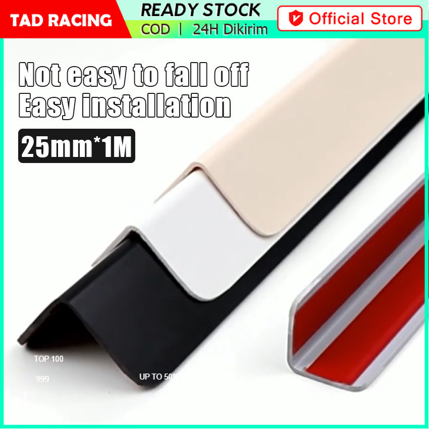 【TADRACING】List Siku L Wpc Wall Panel 1 Meter Penutup Wpc Bahan Pvc / List Siku L Wpc Panel Penutup 