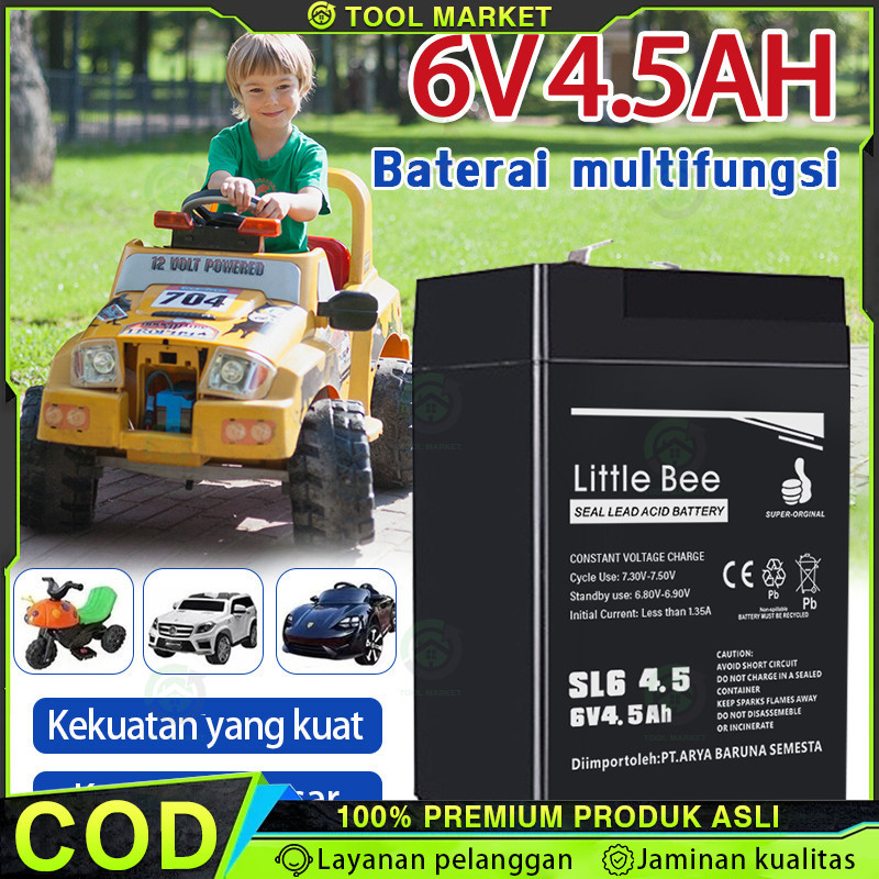 【READY STOCK】Aki Kering 6v 4.5ah Aki Kering Genset 12v 123ah Aki Kering Baterai Aki Kering 6V 4.5Ah