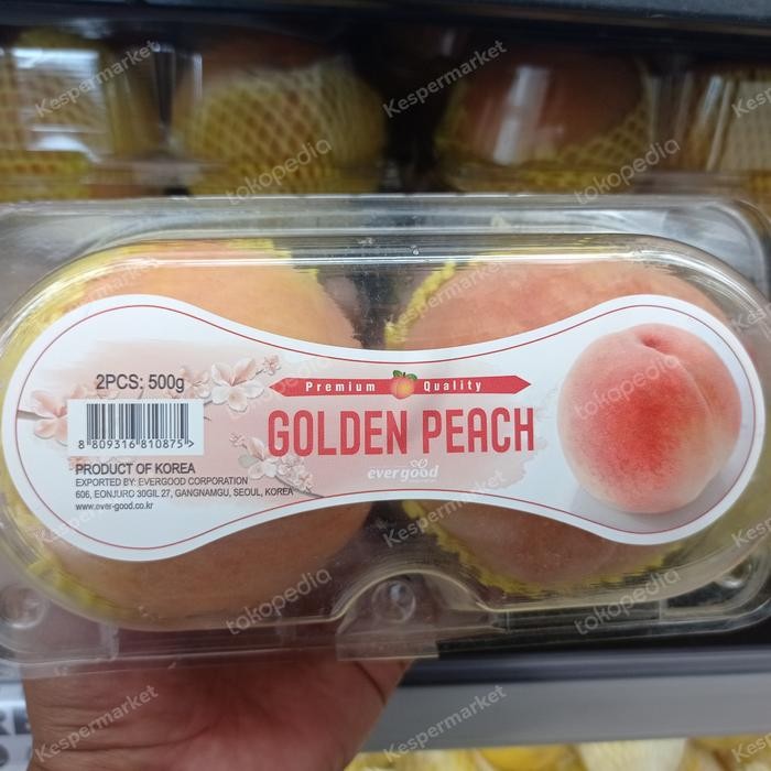 

Peach yellow korea 0.5 kg / pack