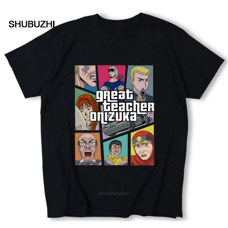 Baru Kedatangan Baru Pria Great Teacher Onizuka GTO Kaos Custom Homme Kaos Fashion Kaos Pria Merek K
