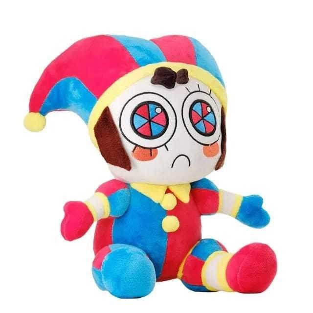 New 40cm Boneka Pomni Jax Digital Circus Mainan Boneka Pomni DIgital - Boneka Pomni