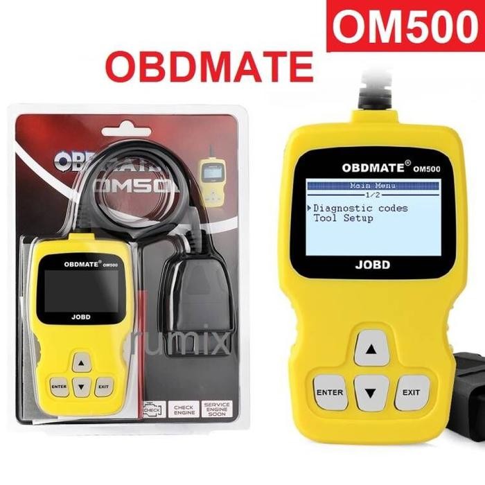 OBDMate Scanner Mobil OM500 OBD2 JOBD OBD Mate Termurah Injeksi Auto