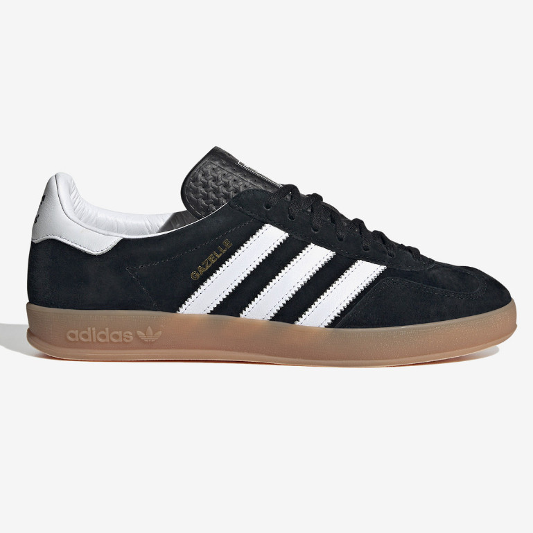 Adidas Gazelle Indoor Core Black Cloud White Gum Original
