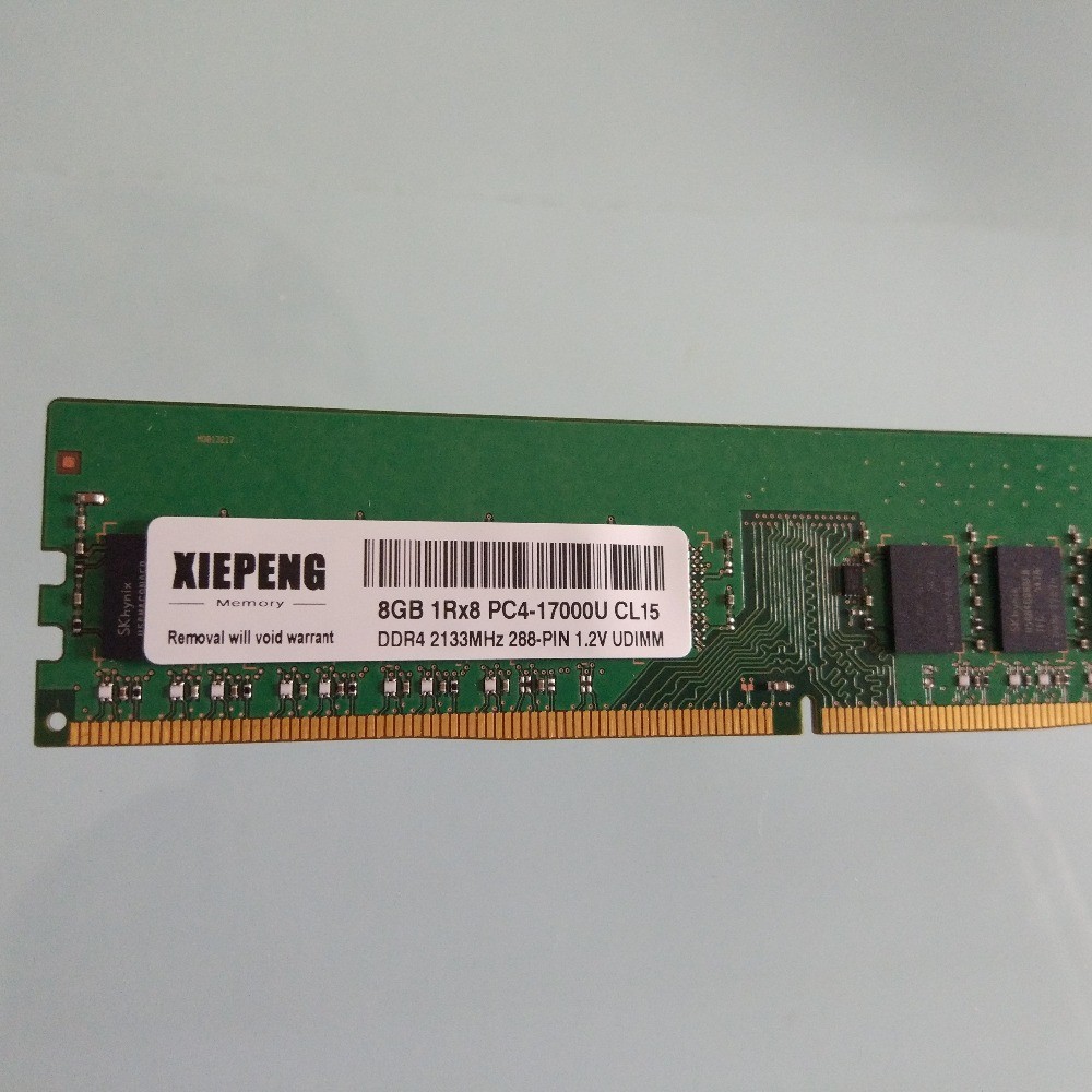Desktop memory 8GB 2Rx8 PC4-17000U 2133MHz DDR4 4gb 2133P RAM 8G pc4 17000 NON-ECC 288-PIN 1.2V UDIM