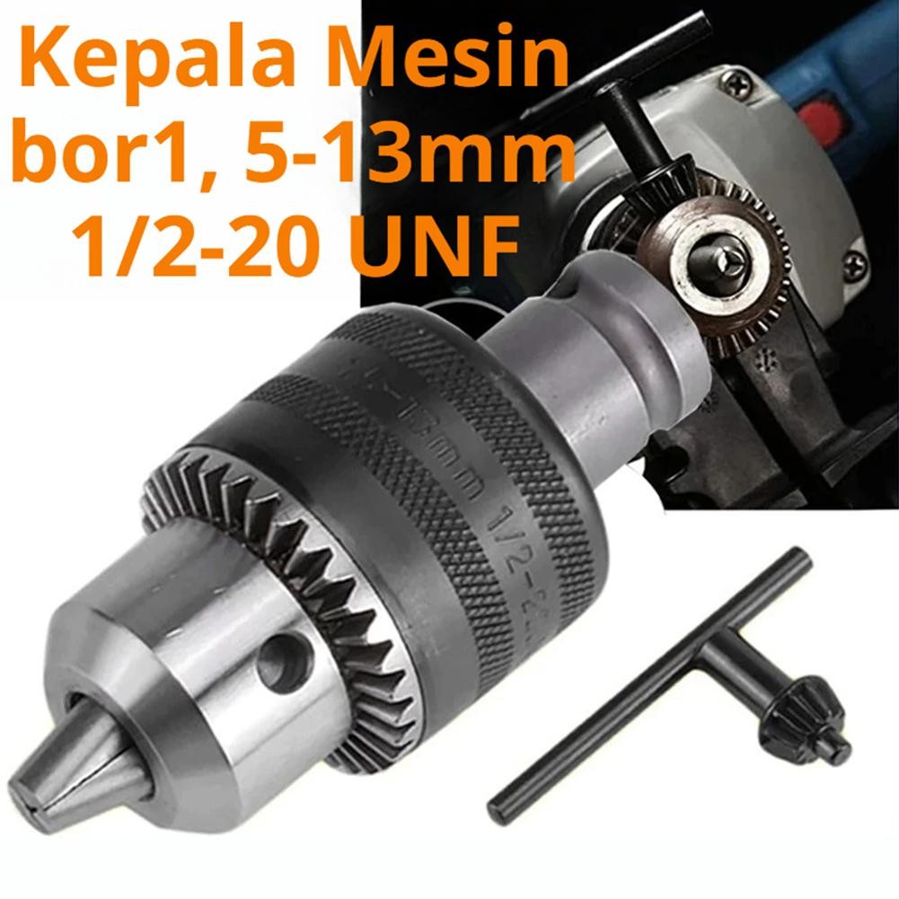 【Kirim Dalam 24 Jam】 【TERSEDIA & COD】 Kepala Bor 10 Mm Chuck With Key 10 Mm Keyed Chuck Chuck Manual