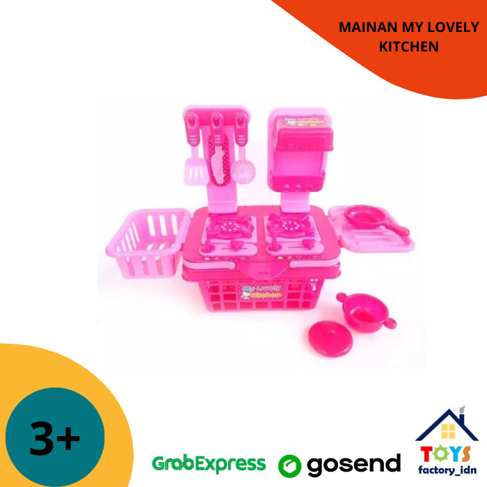 Mainan Anak Masak-Masakan My Lovely Kitchen Pink