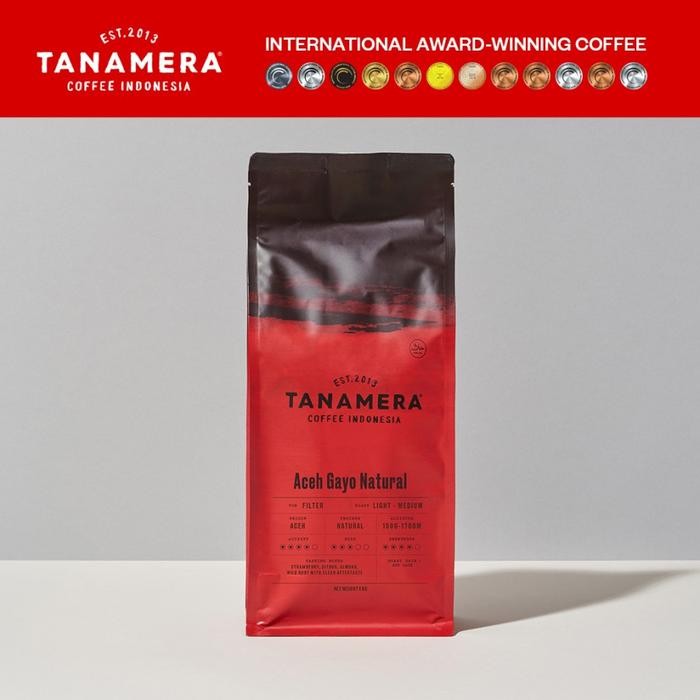 

TANAMERA COFFEE – Aceh Gayo Natural - 1kg, Whole Beans