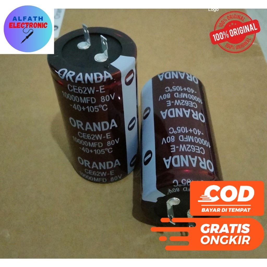 ORANDA KAPASITOR ELCO 10000 UF 80 VOLT 10000UF 80V