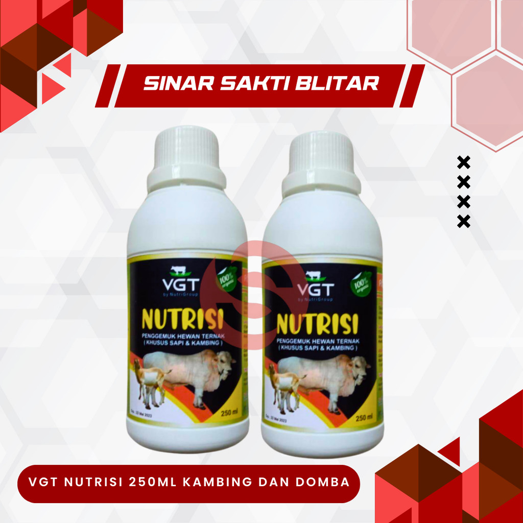 VGT NUTRISI 250ML UNTUK IKAN