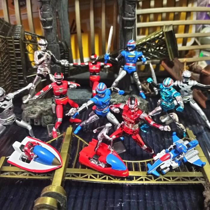 Gavan sharivan shaider figure gashapon bandai ORI set 12 bh