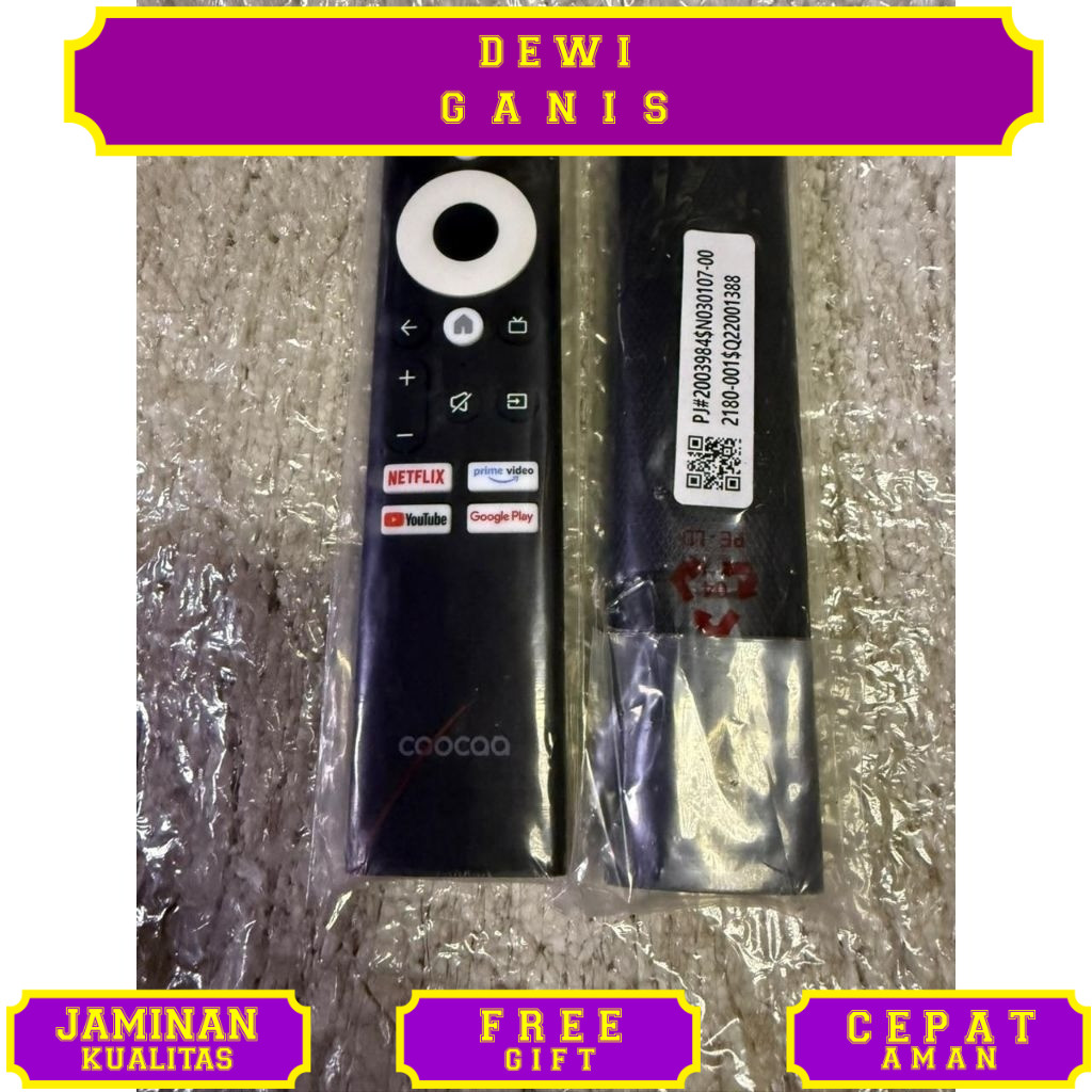 REMOTE TV COOCAA ANDROID TV S7G  32IN Z72  40IN 43IN 50IN 55IN 65IN REMOTE ORIGINAL ASLI BISA VOICE 