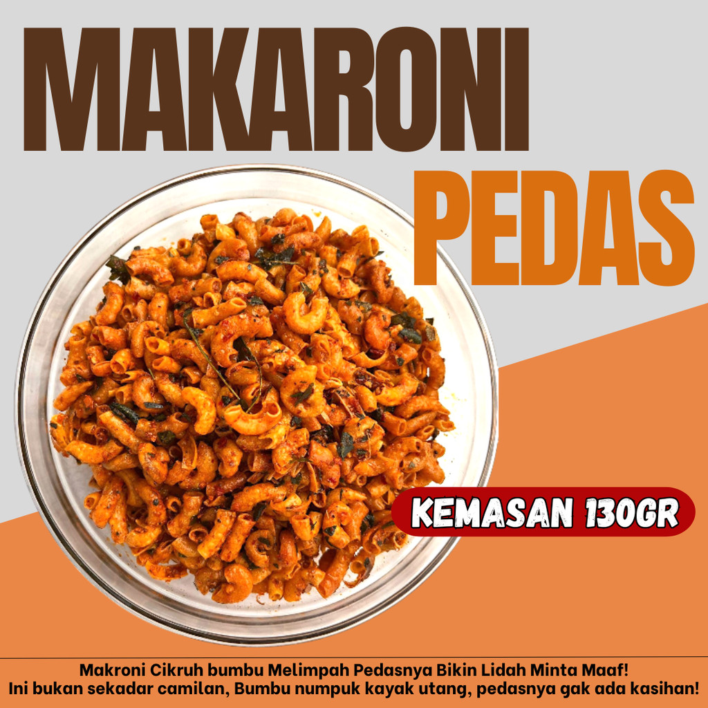 

MAKARONI PEDAS BUMBU CIKRUH DAUN JERUK 130gram