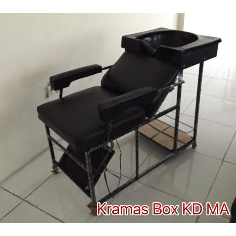 KURSI KERAMAS WASHBAK KERAMAS WASBAK KURSI KERAMAS WASHBAK Rangka BESI CUCI RAMBUT SALON KECANTIKAN 