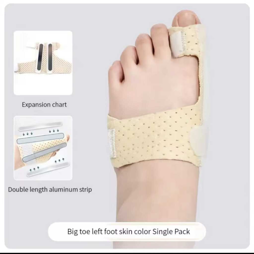 Korektor Jempol Jari Kaki Pelurus Jempol Kaki Bengkok Pemisah Jempol Kaki Bunion Corrector Bigtoe