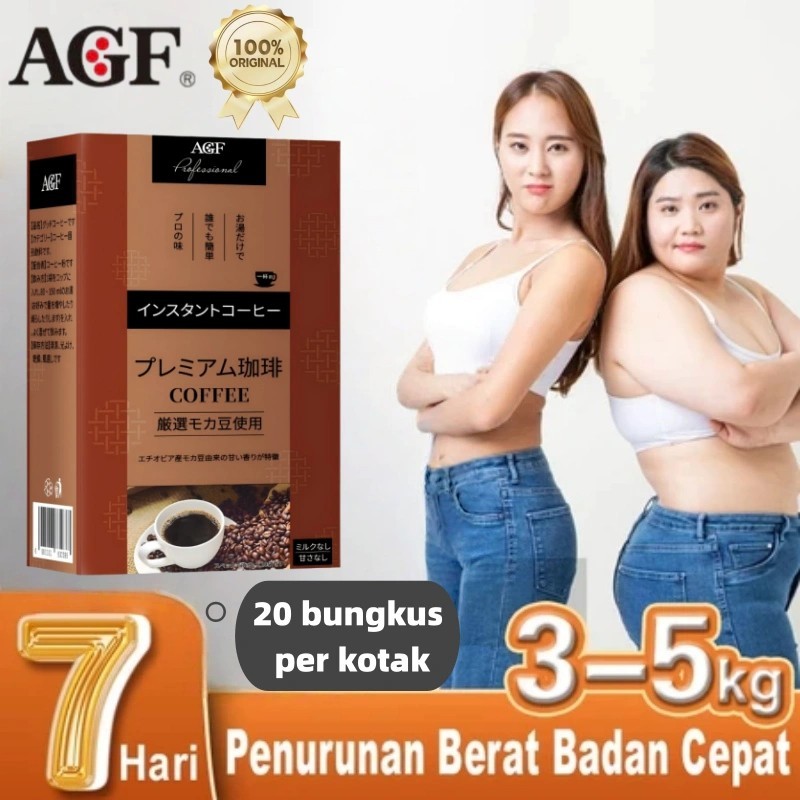 AGF Kopi Pelangsing Jepang Asli untuk Penurunan Berat Badan Cepat dan Pembakaran Lemak Efisien slimm