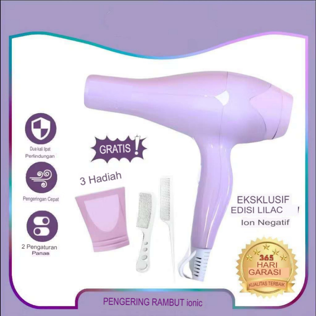 V Glow - Hair dryer 800 Watt Pengering rambut  profesional beauty care
