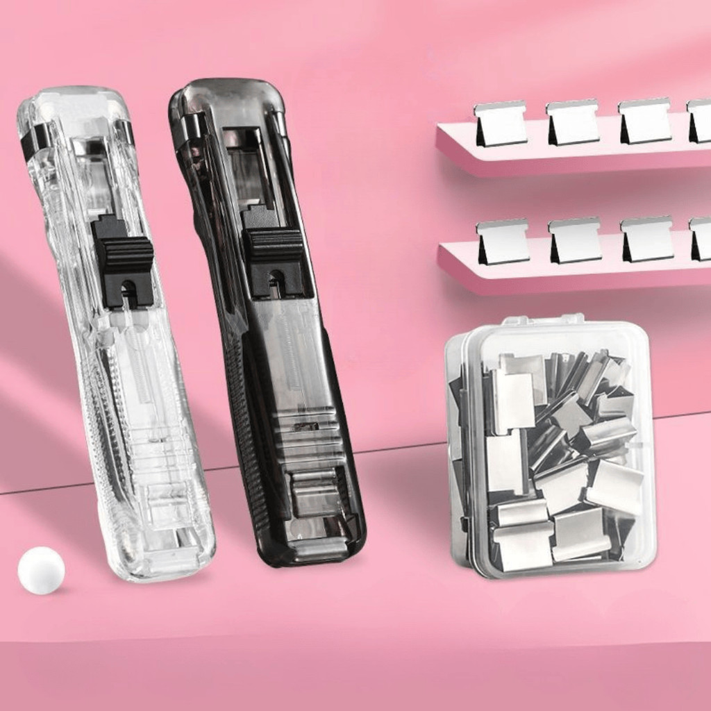 BINDER KLIP KERTAS PENGATUR FOLDER / PENJILID KERTAS TANPA LUBANG / BINDER KERTAS TANPA LUBANG