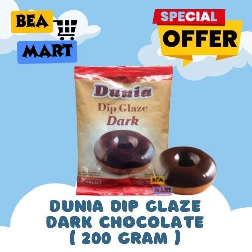 

DUNIA Dip Glaze COKELAT 200gr | Selai Topping Donat / Saus Donut Rasa Coklat Original Eco Pack HALAL 200 gram gr g