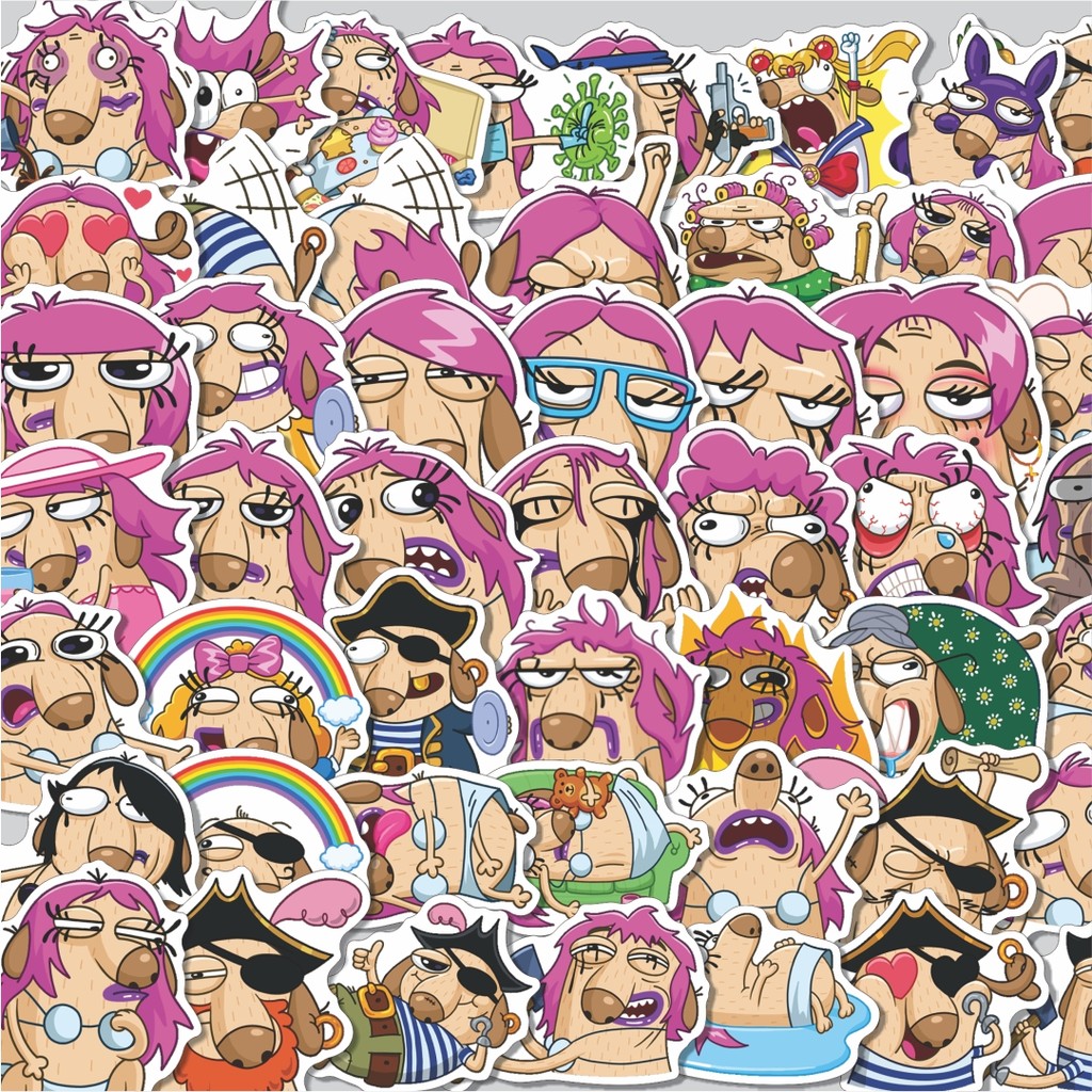 

Stiker Cutting Pack Stiker Vk Lady Di Isi 100Pcs Series Aesthetic Lucu Keren Untuk Koper Bahan Vynil