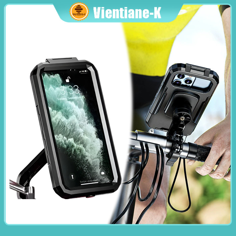 Motor Dudukan Handphone / Holder Handphone Motor Waterproof