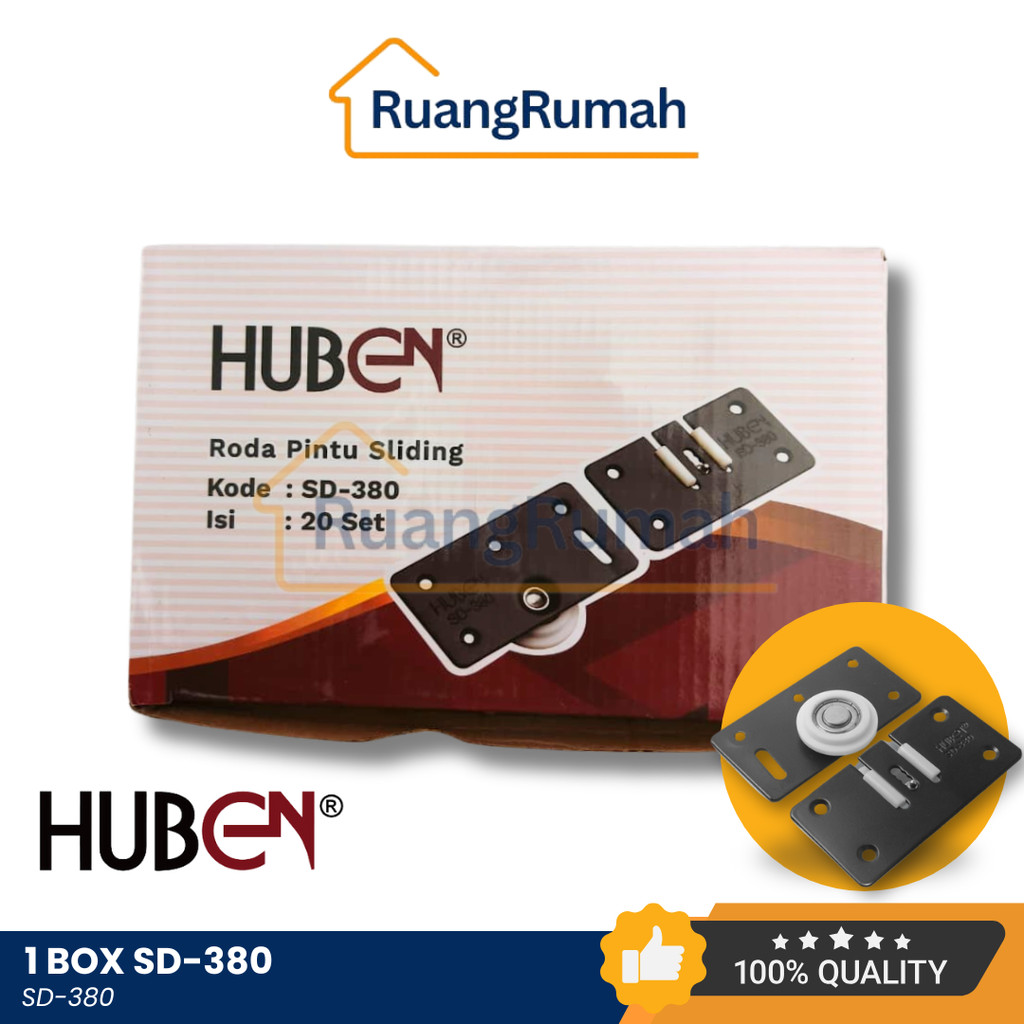 (20 SET) HUBEN SD-380 Roda Pintu Lemari Sliding Roda Pintu Lemari Geser