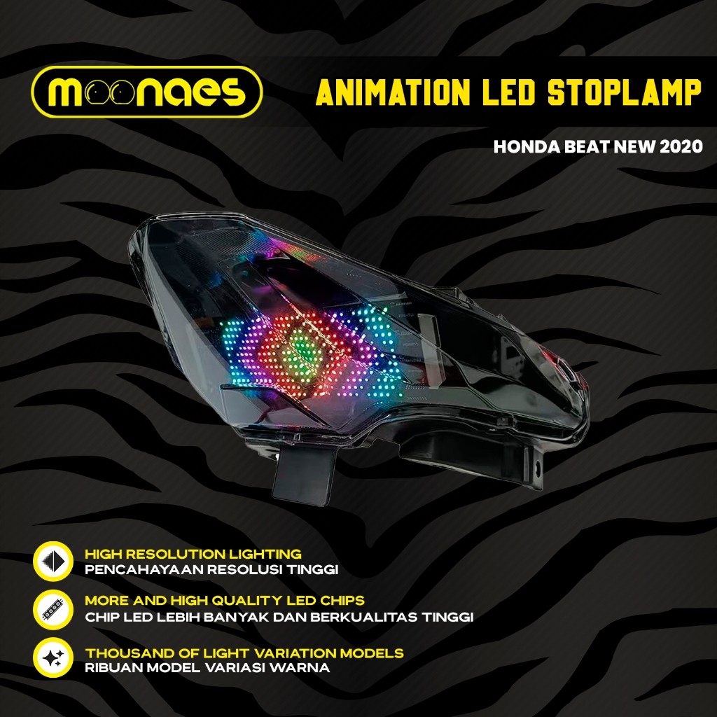 MOONAES ANIMATION LED STOPLAMP HONDA BEAT NEW