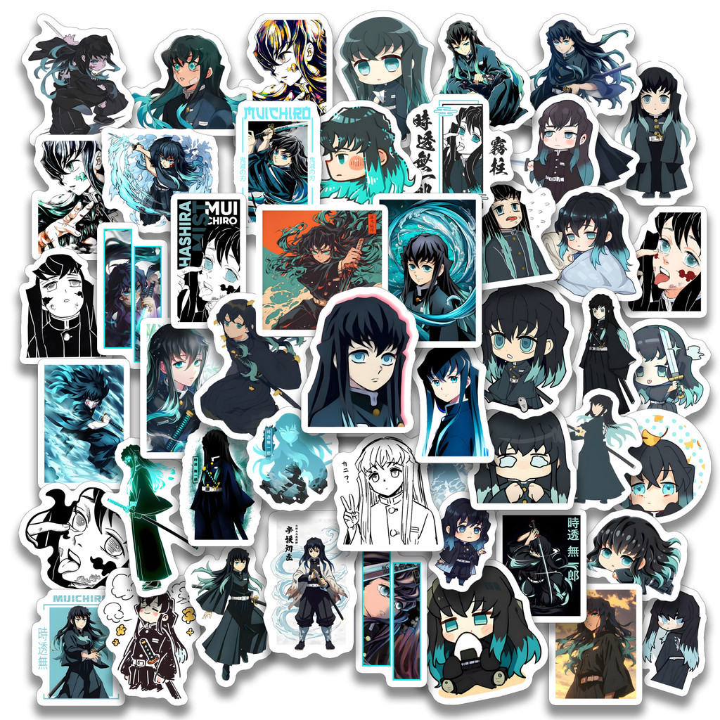 

STIKER MUICHIRO TOKITO DEMON SLAYER ISI 50 PCS PER PACK ST099
