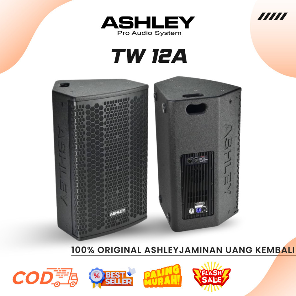 Ashley TW 12A 1*12 Inch Active Speaker Professional 2-Way Active