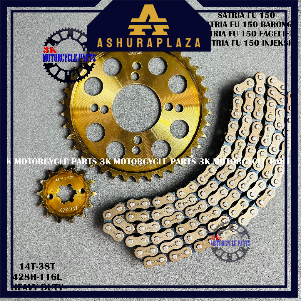 GEAR GIR SET GEAR GIR PAKET SATRIA FU 150 SATRIA FU 150 FACELIFT 38T