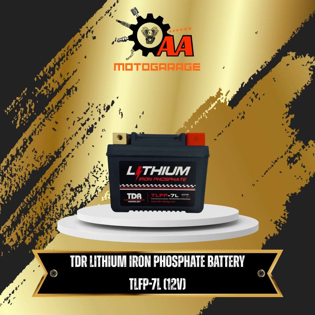TDR LITHIUM IRON PHOSPHATE BATTERY TLFP-7L (12V)