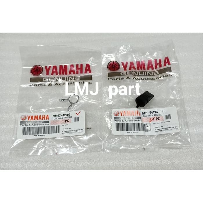 SELANG BUNTU HITAM DAN CLIP DI BOX TUTUP FILTER UDARA MIO 5TP-E443G-10