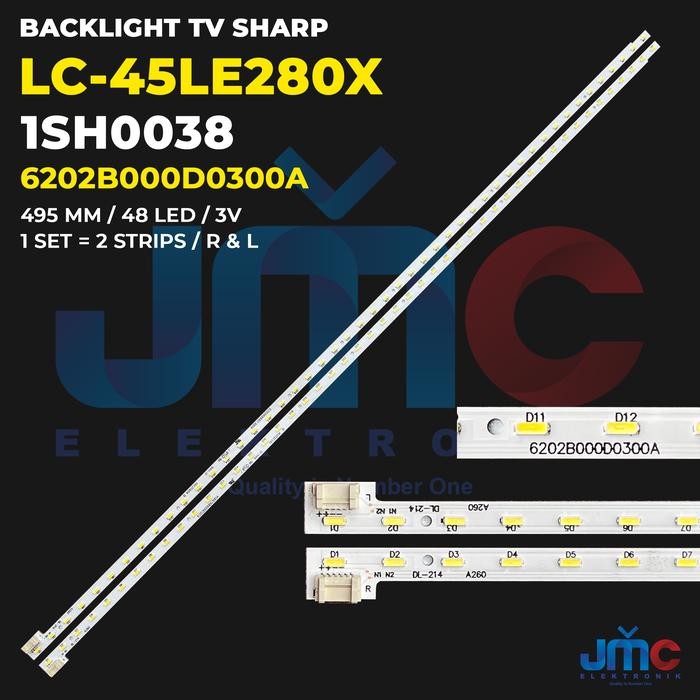 WP99 Backlight TV SHARP 45 Inch LC-45LE280X