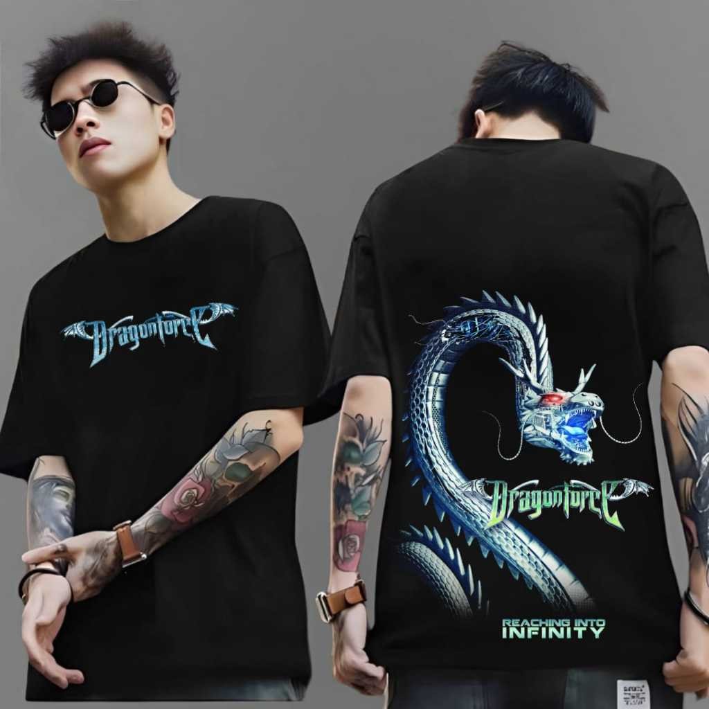 Kaos Premium Pria Tshirt Distro Motif Dragon Pakaian Pria / Kaos Distro Premium