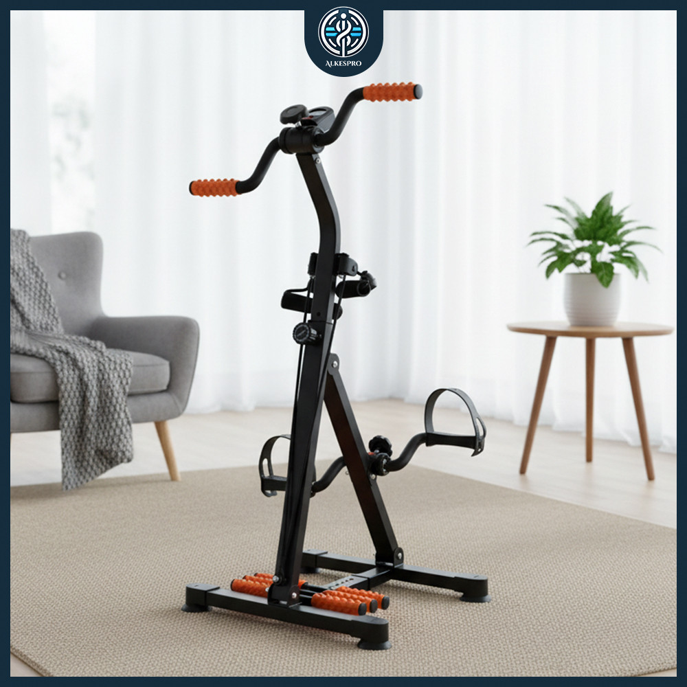 SH Sepeda Statis Alat Terapi Stroke Kaki & Tangan Sepeda Olahraga Upgrade