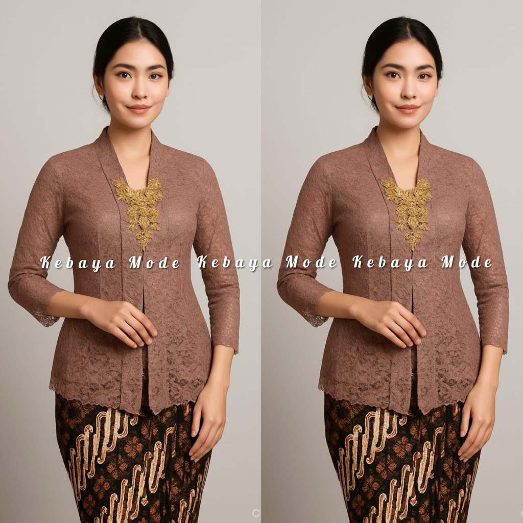 W Store - Set Kebaya Wisuda Modern - Kebaya Modern - Kebaya Brokat Modern - Kebaya Pesta - Kebaya Re