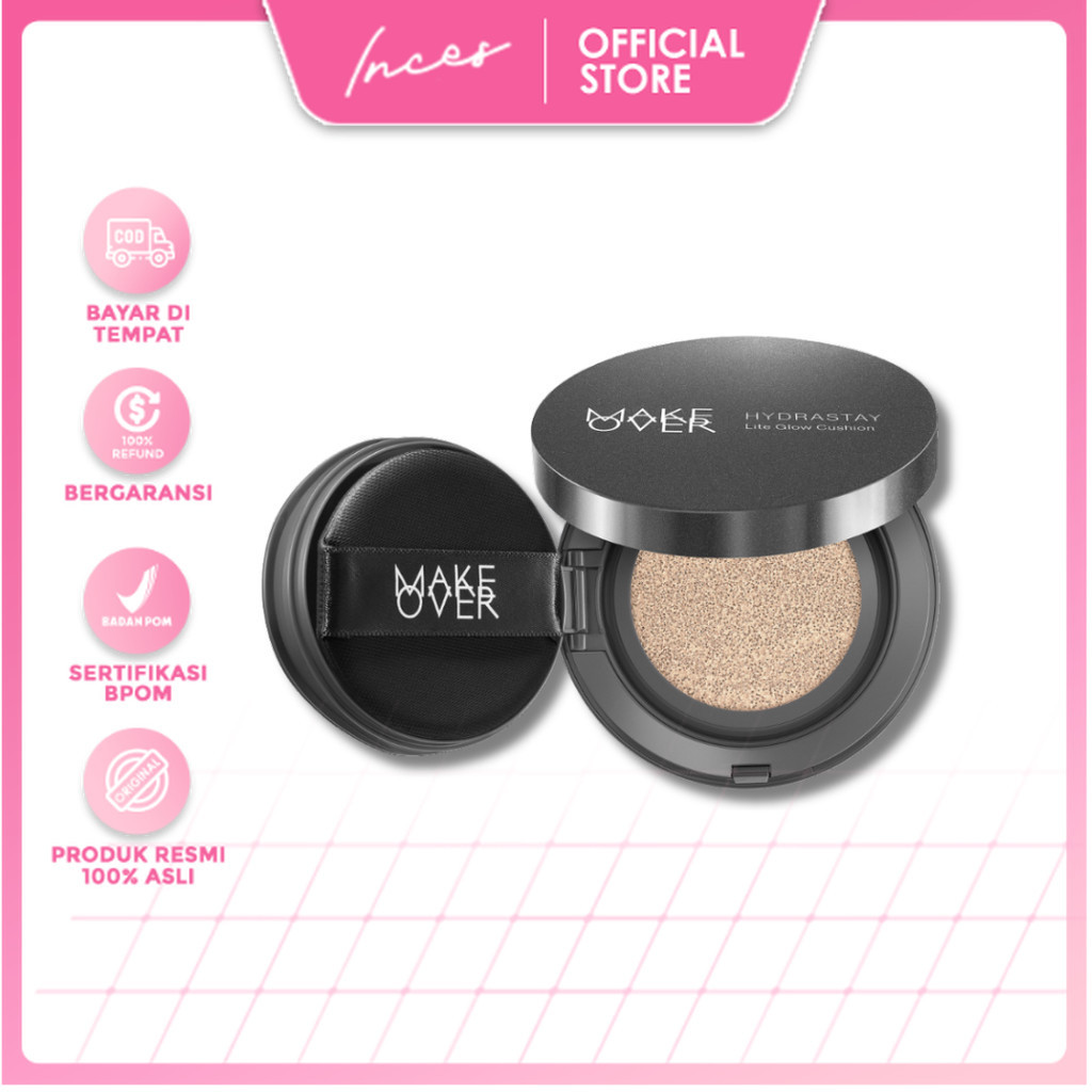 INCES - MAKE OVER HYDRASTAY Lite Glow Cushion NEW!!