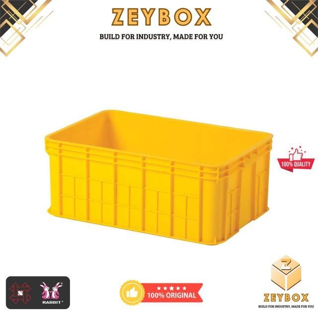 ZEY - Container 2244 Rabbit (P 62 x L 43 x T 25 cm) Krat/Box Roti/Buah Kontainer Industri Serbaguna 