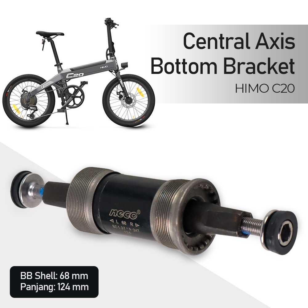 Digap Central Axis Bottom Bracket 68mm x 124mm for HIMO Z20 C20