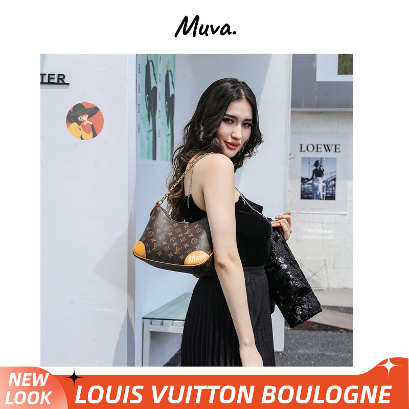 Tas wanita Louis Vuitton BOULOGNE Women/Shoulder Bag