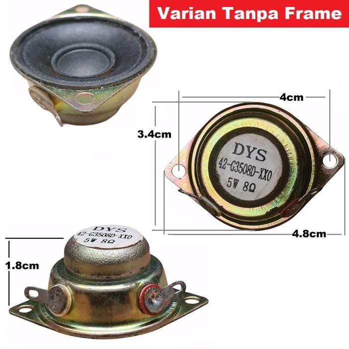 Speaker Tweeter HiFi Fever High Quality Sound Clear Suara Treble - Frame Doff