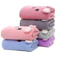 Handuk Mandi Bayi/Anak Kuping Timbul Lucu – Handuk Dewasa Lembut Import 50x100