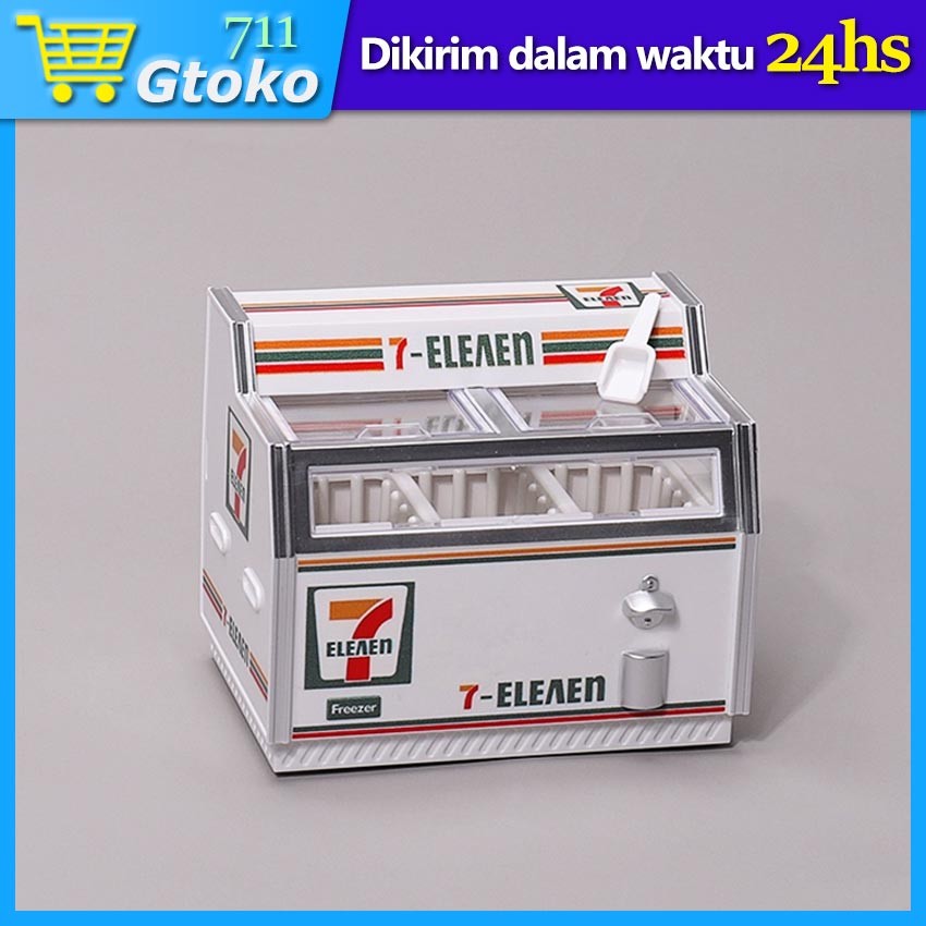 Miniatur Produk Freezer Ice Cream Kulkas Dekorasi Dollhouse Pajangan Mainan