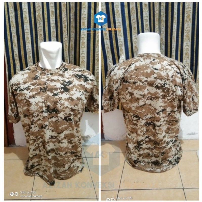 Kaos Army Loreng Gurun All Size L-XXXL