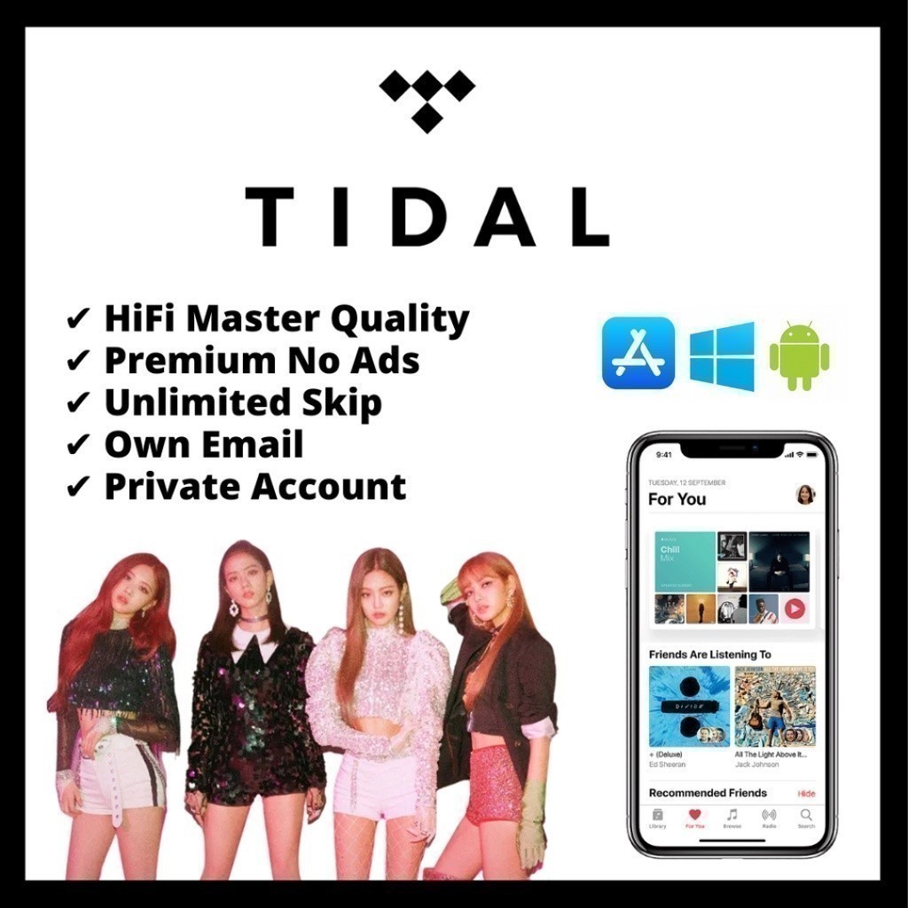 Tidal HiFi Plus Tidal Master Upgrade Own Account [ 0S/Android/PC ]
